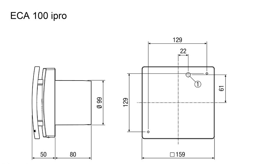 Витяжний вентилятор Maico ECA 100 ipro 12315 фото