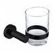 галереї Склянка з утримувачем Omnires Modern Project black matt (MP60320BL) - фото 1