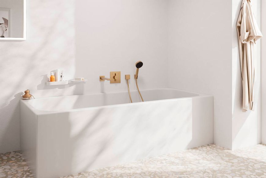 Hansgrohe Змішувач прихованого монтажу DuoTurn E на 2 функції, Brushed Bronze (75417140)