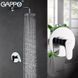 галереи Встраиваемый смеситель для душа GAPPO G7101, хром. - фото 2