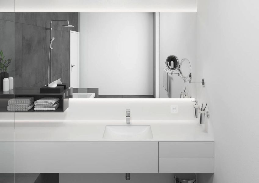 Hansgrohe Змішувач Vernis Shape 100 для Hansgrohe Умивальника з донним клапаном pop-up Chrome (71561000)
