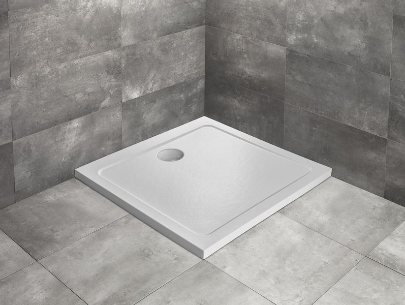 RADAWAY Душовий піддон Doros C 1000x1000x50 Stone білий