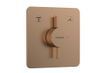 Смеситель скрытого монтажа DuoTurn Q на 2 функции, Brushed Bronze (75414140)