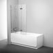 галереи Шторка для ванни Ravak BVS2-100 L хром+transparent - фото 1