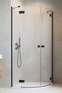 RADAWAY Душова кабіна Essenza Black PDD 100Lx100Rx200 1385003-54-01L+1385003-54-01R