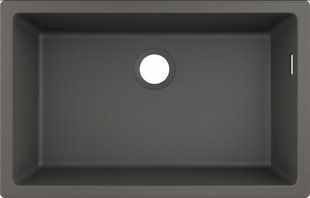Hansgrohe Кухонна мийка мойка S510-U660 під стільницю 710х450 Stonegrey (43432290)