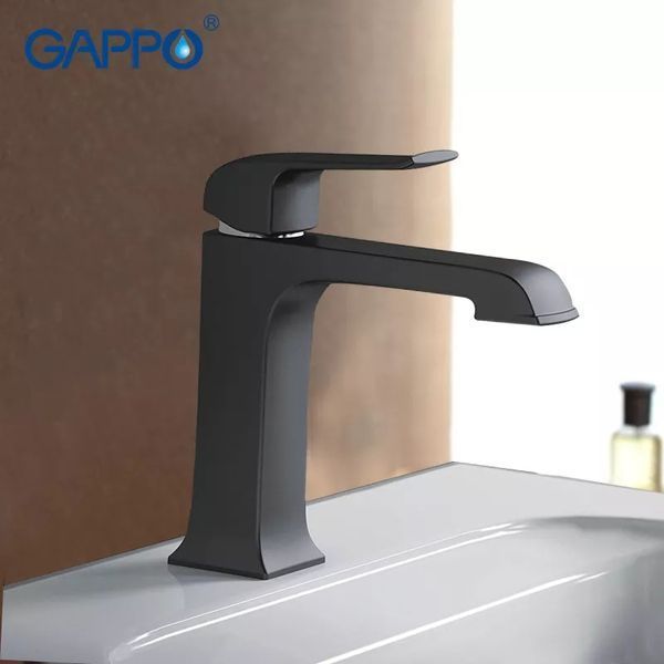 Смеситель для умывальника GAPPO G1050, черный