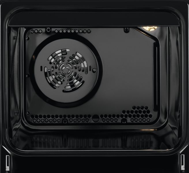 Плита Electrolux комбінована, 57л, 50x60см, дисплей, конвекція, чавун, білий