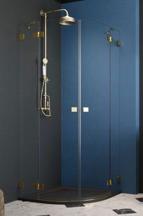 RADAWAY Душова кабіна Essenza Pro Gold PDD 80Lx80Rx200 10095080-09-01L+10095080-09-01R