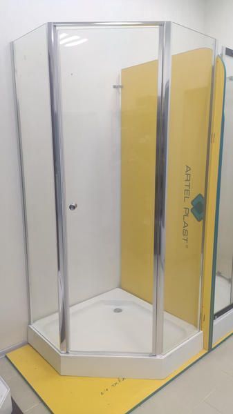 Душова кабіна Atlantis B-009-10 Матовий З ПІДДОНОМ 100х100х204