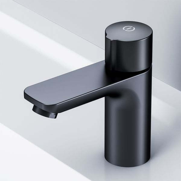 Смеситель для умывальника TouchReel, черный