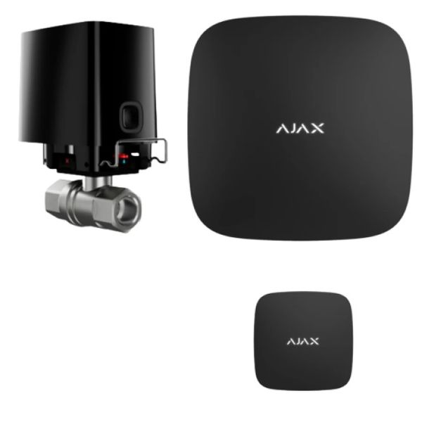 Комплект сигналізації Ajax з 1 краном WaterStop 1/2" Ajax Hub2 + LeaksProtect 006113 фото